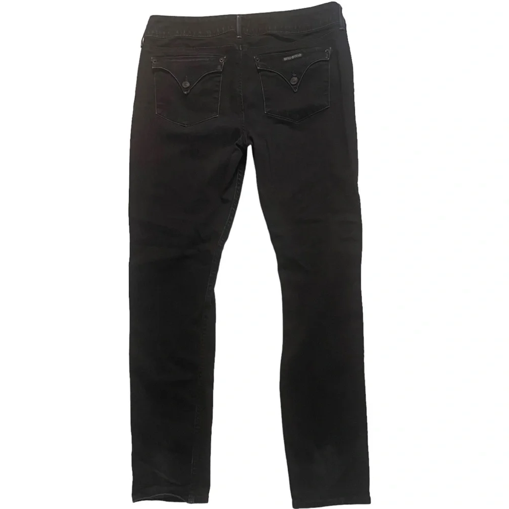 ❤️ Hudson Collin Skinny Black Jeans 32 - Picture 3 of 8